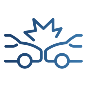 Motor vehicle accident icon