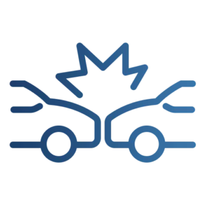 Motor vehicle accident icon